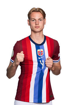 Fillip Voster Botnen of the Norwegian under-19 national