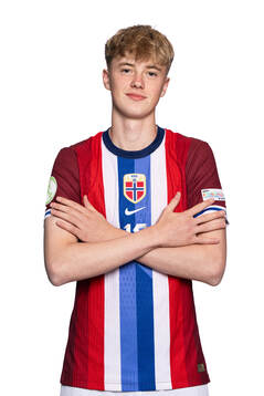 Niklas Kemp Fuglestad of the Norwegian under-19 national