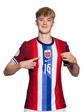 Niklas Kemp Fuglestad of the Norwegian under-19 national