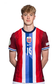 Niklas Kemp Fuglestad of the Norwegian under-19 national