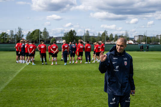 Amir Iranmanesh of the Norwegian under-19 national football