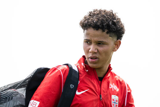 Alexander Røssing-Lelesiit of the Norwegian under-19