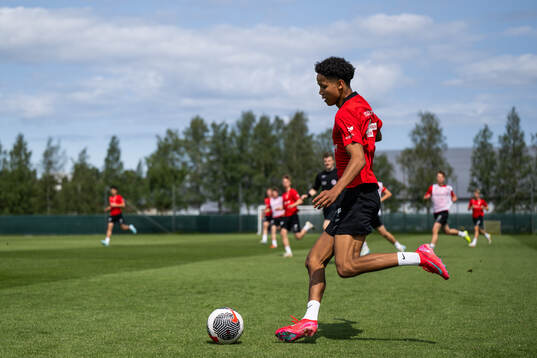Alexander Røssing-Lelesiit of the Norwegian under-19