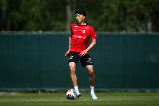 Andreas Heredia-Randen of the Norwegian under-19 national