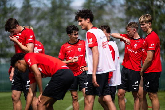Andreas Heredia-Randen of the Norwegian under-19 national