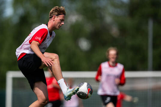 Fillip Voster Botnen of the Norwegian under-19 national
