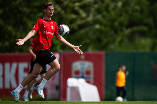 Fillip Voster Botnen of the Norwegian under-19 national