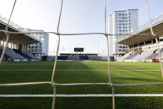 Interiör vy av Bilbörsen Arena