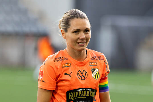 Häckens målvakt Jennifer Falk