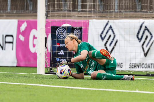 Linköpings målvakt Cajsa Andersson