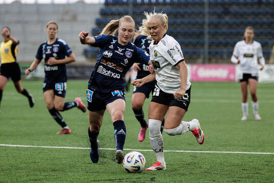 Linköpings Noor Eckhoff och Häckens Alva Selerud