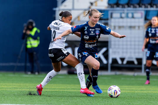 Häckens Felicia Schröder och Linköpings Noor Eckhoff