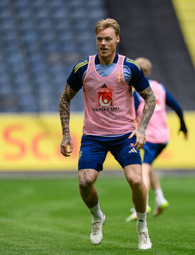 Victor Eriksson of the Swedish men's national football team