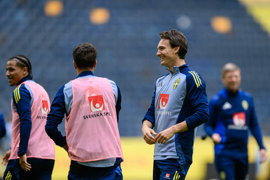 Hjalmar Ekdal of the Swedish men's national football team