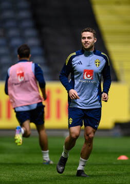 Gabriel Gudmundsson of the Swedish men's national football