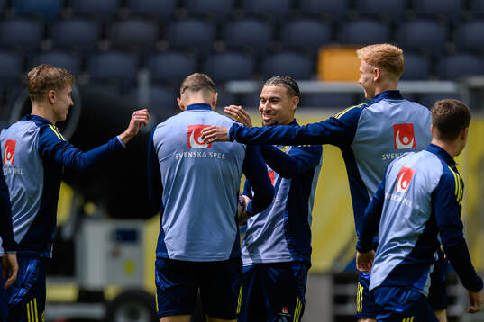 Jordan Larsson of the Swedish men's national football team