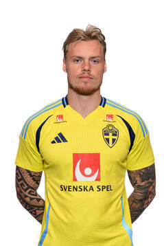 Victor Eriksson of the Swedish men's national football team