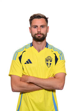 Axel Norén of the Swedish men's national football team