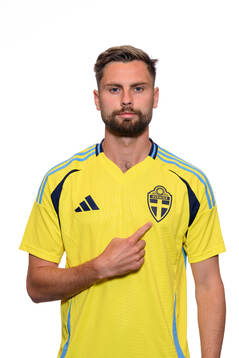 Axel Norén of the Swedish men's national football team