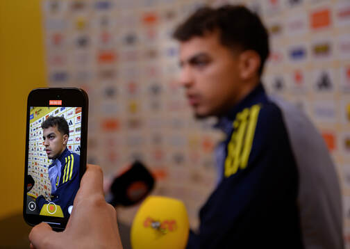 Yasin Ayari of the Swedish men's national football team