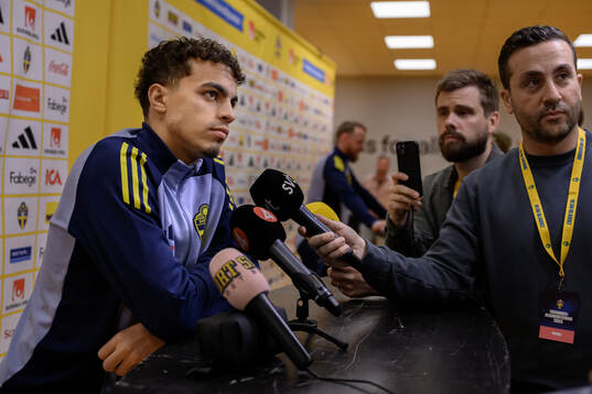 Yasin Ayari of the Swedish men's national football team