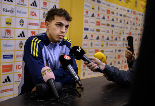 Yasin Ayari of the Swedish men's national football team