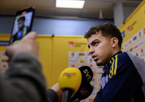 Yasin Ayari of the Swedish men's national football team
