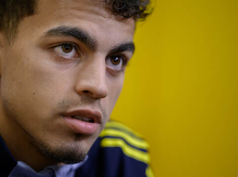 Yasin Ayari of the Swedish men's national football team