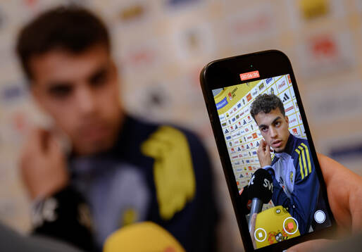 Yasin Ayari of the Swedish men's national football team