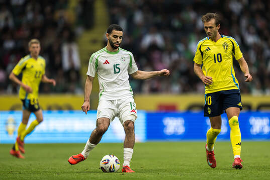 Rayan Ait Nouri of Algeria and Benjamin Nygren of Sweden
