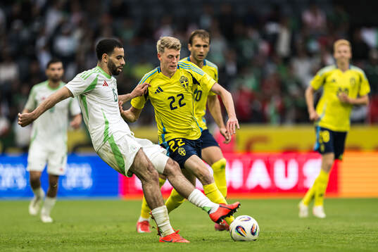 Rayan Ait Nouri of Algeria and Alexander Bernhardsson of