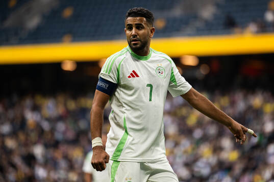 Riyad Mahrez of Algeria