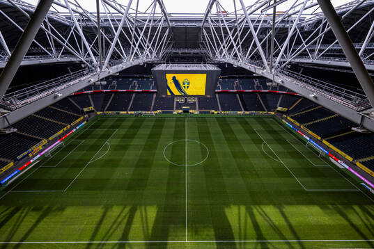 Interior view over Strawberry Arena