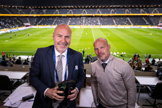 Niklas Holmgren and Fredrik Ljungberg of Swedish