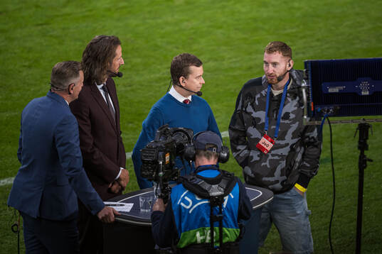 Niklas Jihde, Jonas Olsson and Erik Niva of Swedish