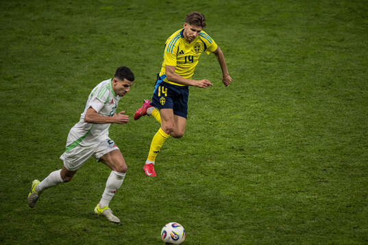 Youcef Atal of Algeria and Anton Salétros of Sweden