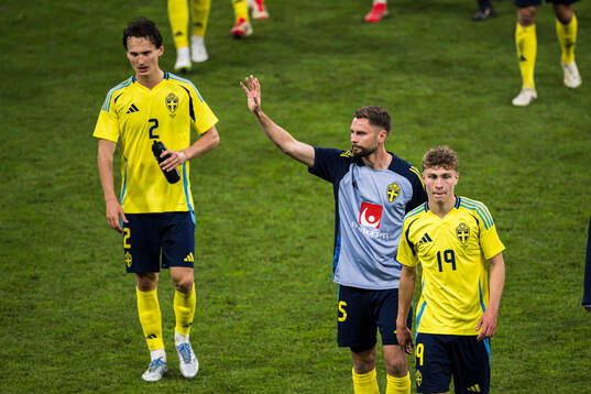 Hjalmar Ekdal, Axel Norén and Hugo Bolin of Sweden