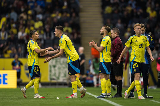 Jordan Larsson, Emil Holm, Jesper Karlström, and Hugo