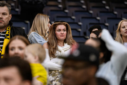 Sandra Kulusevska in the stands