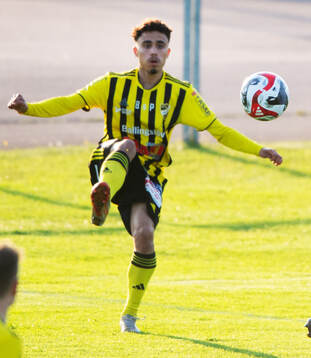 IFK Hässleholms Zidane Sala i matchen i division 2 mellan