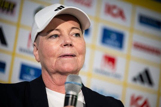Team manager Marika Domanski Lyfors of the Swedish women's