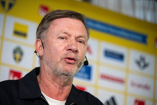 Peter Gerhardsson, head coach of the Swedish women's