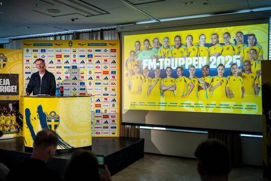 Peter Gerhardsson, head coach of the Swedish women's