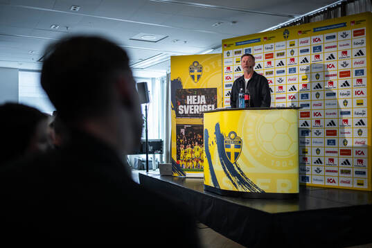 Peter Gerhardsson, head coach of the Swedish women's