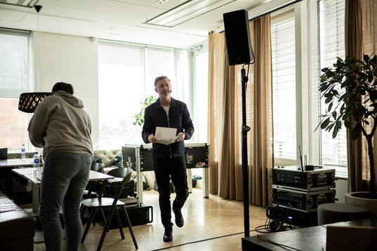 Peter Gerhardsson, head coach of the Swedish women's