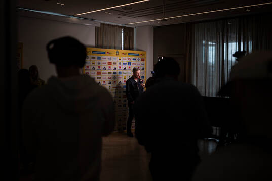 Peter Gerhardsson, head coach of the Swedish women's