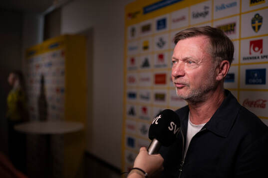 Peter Gerhardsson, head coach of the Swedish women's