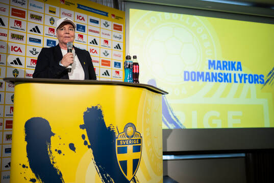Team manager Marika Domanski Lyfors of the Swedish women's
