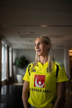 Ellen Wangerheim of the Swedish women's national fotball