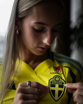 Ellen Wangerheim of the Swedish women's national fotball